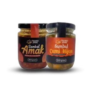 Paket Sambal Merah dan Sambal Hijau 400 Gram | Pusako Amak